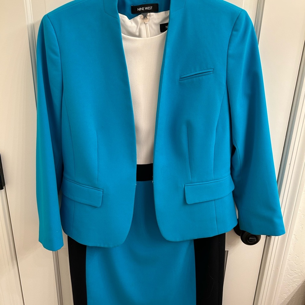 Nine West Women's Teal Blazer